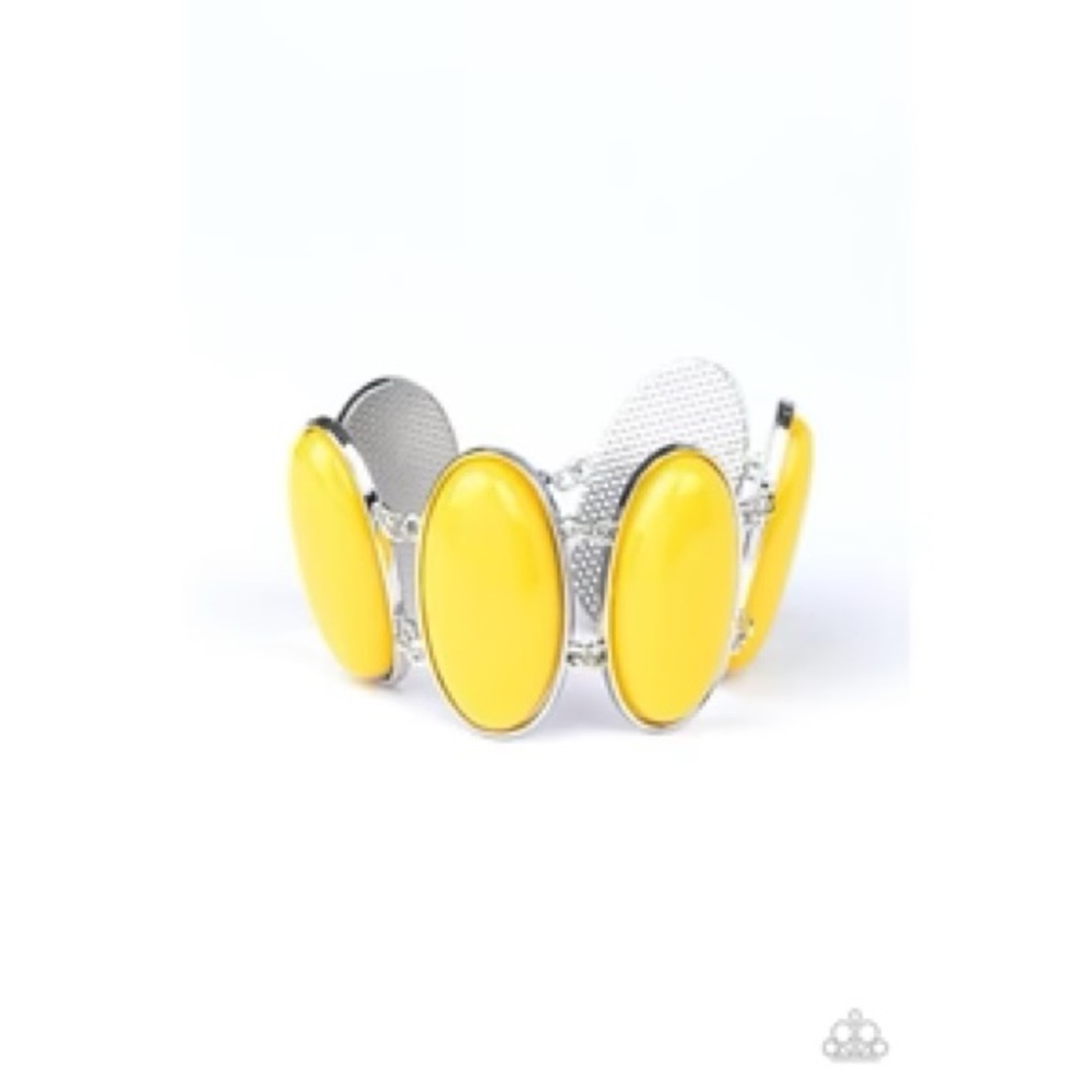 🎈3/$10 or 4/$12 🎈Power Pop Yellow Bracelet!